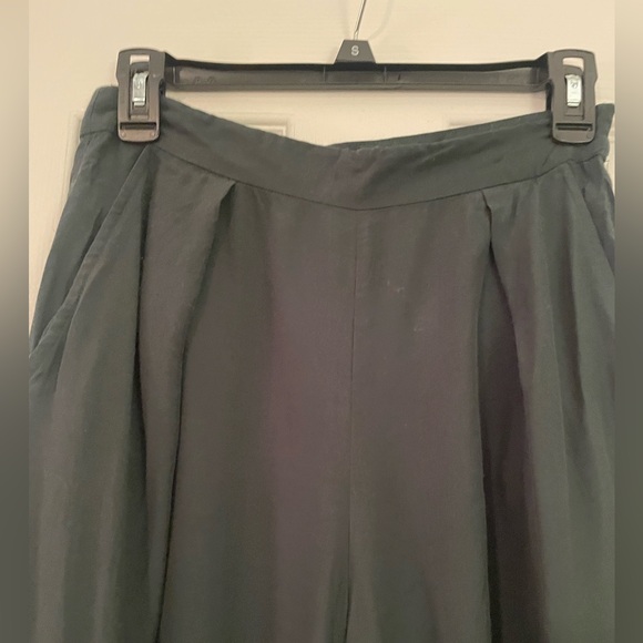 Wide Leg Palazzo Pant (dark green) - Picture 6 of 8